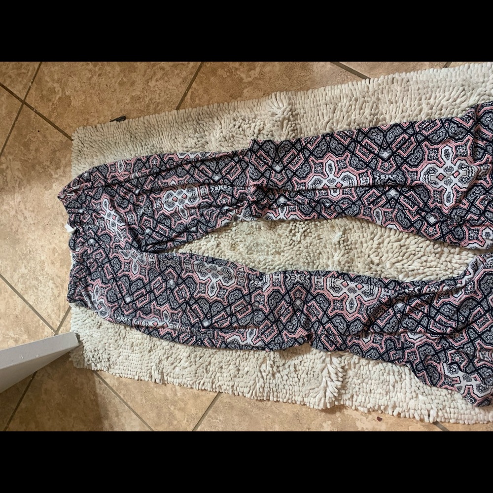 aztec print pants